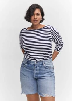 T-shirt Col Bateau Coton 28 T-shirt Col Bateau Coton -Tenues Basiques 57074401 56 D5