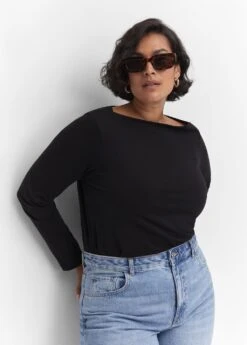 T-shirt Col Bateau Coton 36 T-shirt Col Bateau Coton -Tenues Basiques 57074401 99 D4