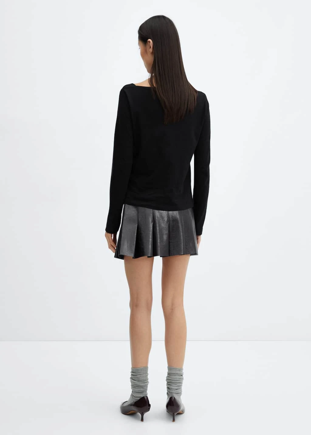 T-shirt Col Bateau Coton 14 T-shirt Col Bateau Coton – Image 12