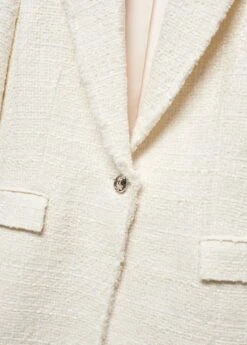 Veste Tweed Bouton Bijou -Tenues Basiques 57074430 05 D8