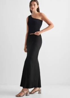 Jupe Longue Satinée -Tenues Basiques 57075140 99 D2