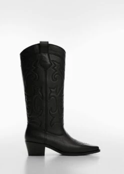 Bottes Cowboy Cuir -Tenues Basiques 57075785 99 B