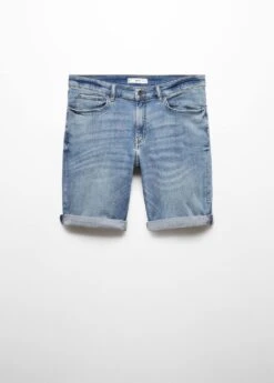 Bermuda En Jean Slim Fit 17 Bermuda En Jean Slim Fit -Tenues Basiques 57075786 TM B