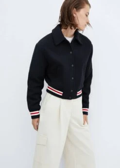 Bomber Laine Oversize -Tenues Basiques 57075958 56 D2