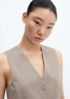 Gilet Fines Rayures -Tenues Basiques 57075968 35 D1