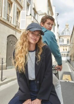 Casquette Laine Carreaux -Tenues Basiques 57076012 92 D5