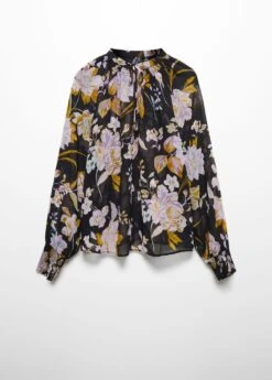 Blouse Imprimée Manches Bouffantes -Tenues Basiques 57076317 99 B