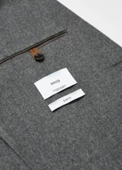 Veste Slim Fit Laine à Petits Carreaux -Tenues Basiques 57077707 92 D8