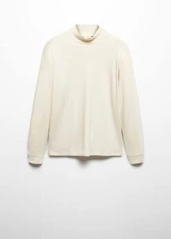 T-shirt Manches Longues Col Montant -Tenues Basiques 57077739 05 B