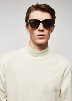 T-shirt Manches Longues Col Montant -Tenues Basiques 57077739 05 D1