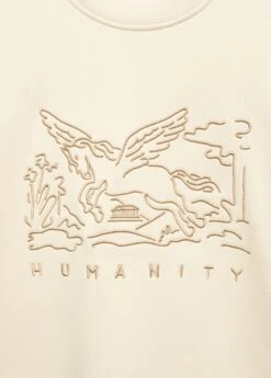 Sweat-shirt Coton Détails Brodés -Tenues Basiques 57077748 02 D8