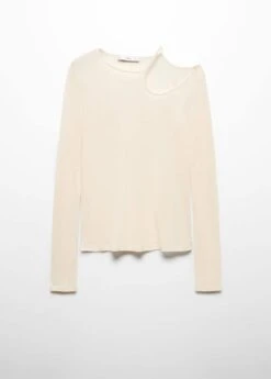 T-shirt Lyocell épaule Dénudée 15 T-shirt Lyocell épaule Dénudée -Tenues Basiques 57077753 05 B