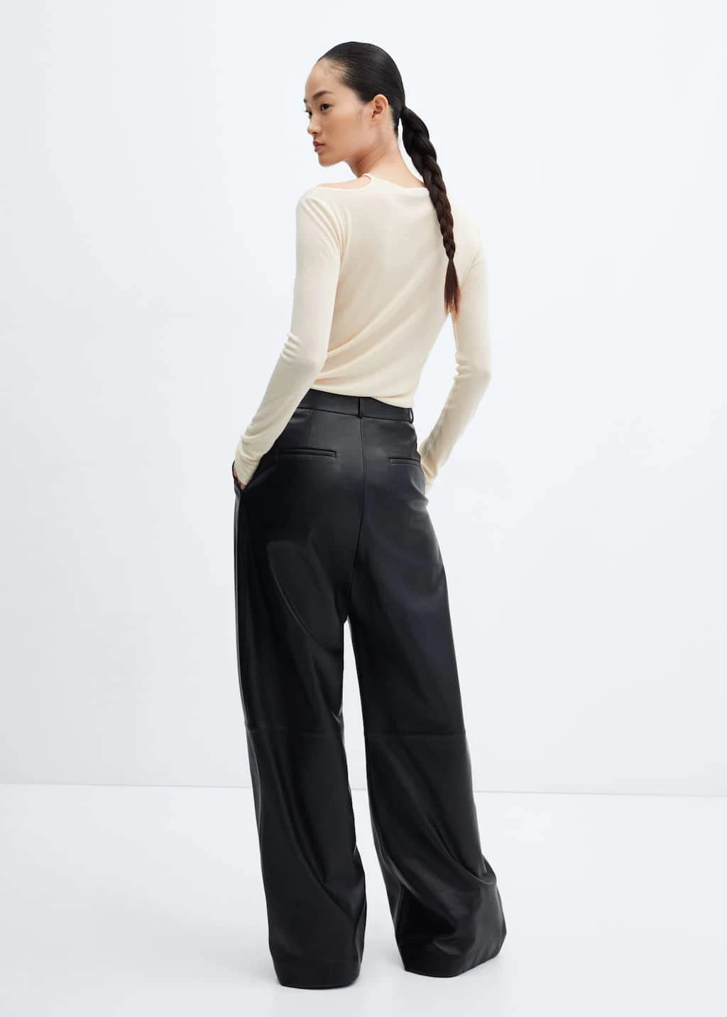 T-shirt Lyocell épaule Dénudée 5 T-shirt Lyocell épaule Dénudée – Image 3