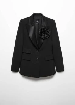 Veste à Revers Satinés 15 Veste à Revers Satinés -Tenues Basiques 57079106 99 B