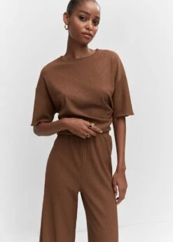 Jupe-culotte Texturée -Tenues Basiques 57082505 30 D1