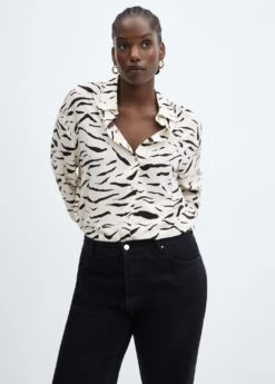 Chemise Fluide Imprimée -Tenues Basiques 57083805 02 D5