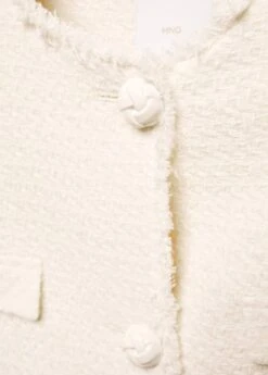 Veste En Tweed à Poches -Tenues Basiques 57083817 05 D8