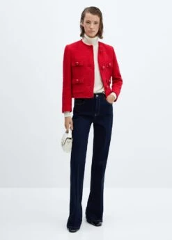 Veste En Tweed à Poches -Tenues Basiques 57083817 70 99999999 01