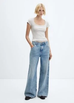 T-shirt Décolleté Plongeant -Tenues Basiques 57084037 91 99999999 01