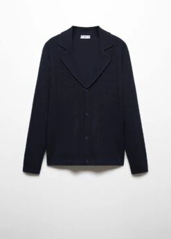 Cardigan Maille Fine Côtelée -Tenues Basiques 57084399 56 B