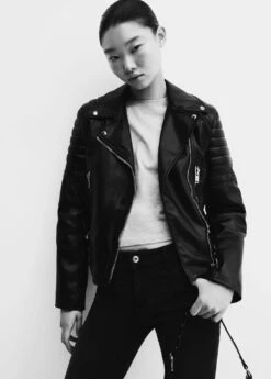 Veste Biker Similicuir -Tenues Basiques 57085134 99 D2