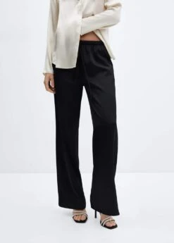 Pantalon Satiné Taille élastique