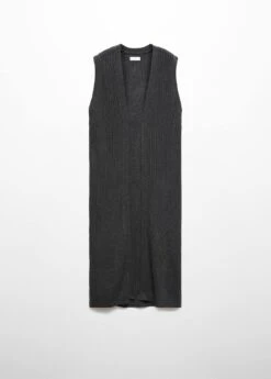 Cardigan Sans Manches Maille Côtelée -Tenues Basiques 57085952 92 B