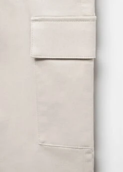 Pantalon Cargo Slim Fit En Coton -Tenues Basiques 57085963 08 D8