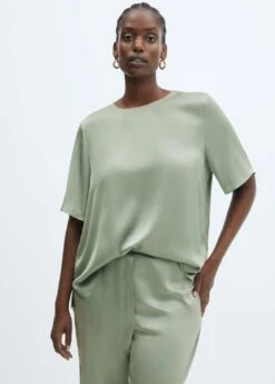 Blouse Satinée 26 Blouse Satinée -Tenues Basiques 57085976 40 D5