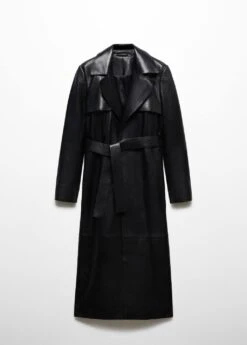 Trench 100 % Cuir -Tenues Basiques 57085987 99 B