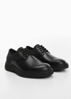 Derbys Cuir Combiné