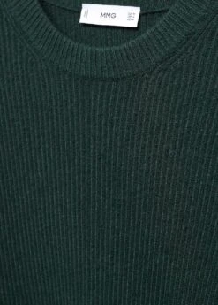 Pull-over Maille Côtelée Laine Mélangée -Tenues Basiques 57087722 49 D8