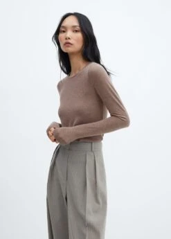 T-shirt Fin Col Rond 29 T-shirt Fin Col Rond -Tenues Basiques 57087731 35