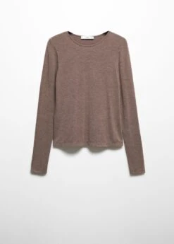 T-shirt Fin Col Rond 36 T-shirt Fin Col Rond -Tenues Basiques 57087731 35 B