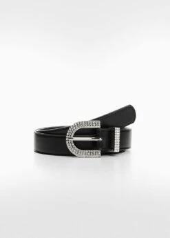 Ceinture Boucle Cristaux Facettes