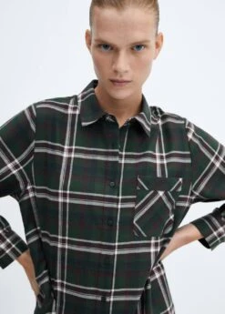 Chemise De Nuit Coton Carreaux -Tenues Basiques 57087742 76 D1