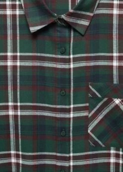 Chemise De Nuit Coton Carreaux -Tenues Basiques 57087742 76 D8