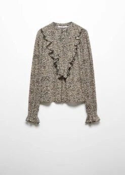 Blouse Fluide Volantée -Tenues Basiques 57087745 99 B