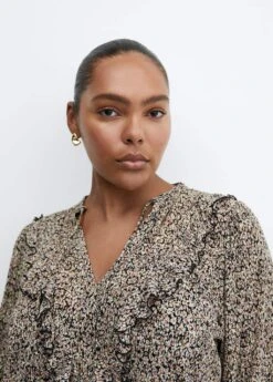 Blouse Fluide Volantée -Tenues Basiques 57087745 99 D4