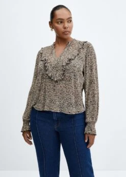 Blouse Fluide Volantée -Tenues Basiques 57087745 99 D5