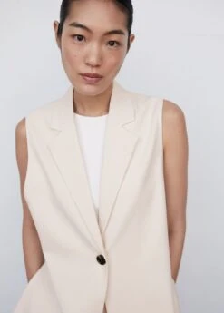 Gilet Long Fentes -Tenues Basiques 57094012 05 R