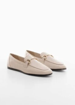 Mocassins Cuir Détail Métallique -Tenues Basiques 57094424 08