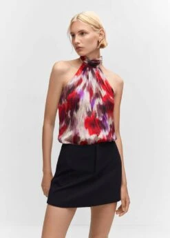 Blouse Texturée Emmanchures Américaines