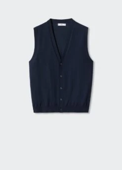 Gilet 100 % Laine Mérinos -Tenues Basiques 57094761 56 B