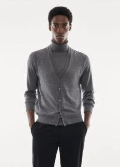 Gilet 100 % Laine Mérinos -Tenues Basiques 57094761 92