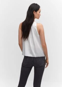 Top Satiné Détail Pinces -Tenues Basiques 57095137 05 R