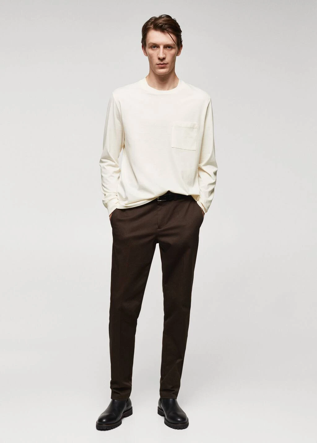 T-shirt Manches Longues Poche 4 T-shirt Manches Longues Poche – Image 2