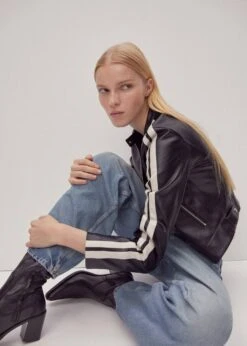 Blouson Biker Similicuir -Tenues Basiques 57095973 99 D9