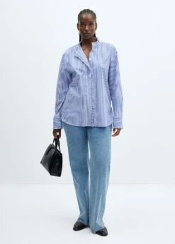 Chemise Bords Froncés -Tenues Basiques 57095975 52 D3