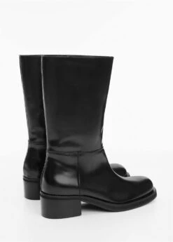 Bottes Cuir Fermeture Éclair -Tenues Basiques 57096007 99 D1